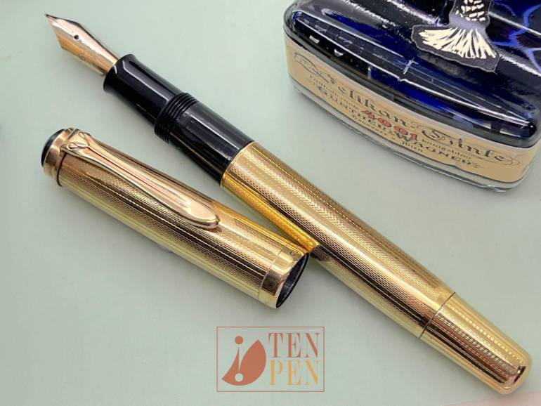 PELIKAN 520 ROLLED GOLD OVERLAY- SUPERB CONDITION | Tenpen - By